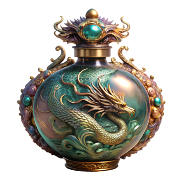 Dragon under the image